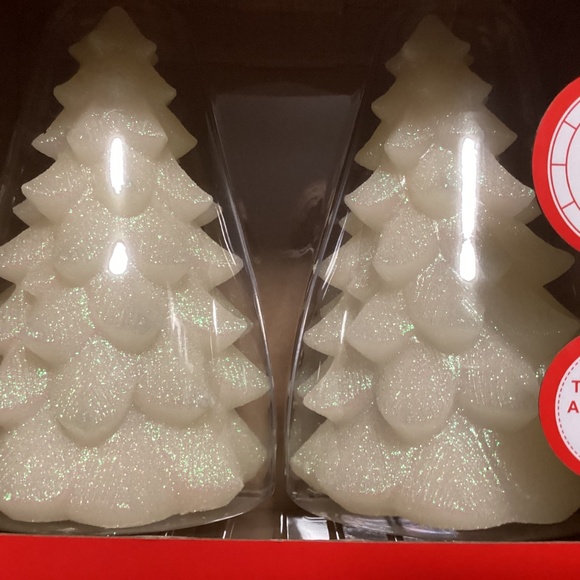 Merry Brite Glitter Tree LED Candle Set New - Picture 4 of 14
